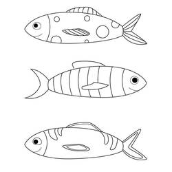 Dessin à colorier: Poisson d’Avril (Fêtes et Célébrations) #211243 - Coloriages à Imprimer Gratuits