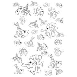 Dessin à colorier: Poisson d’Avril (Fêtes et Célébrations) #211244 - Coloriages à Imprimer Gratuits