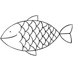 Dessin à colorier: Poisson d’Avril (Fêtes et Célébrations) #211245 - Coloriages à Imprimer Gratuits