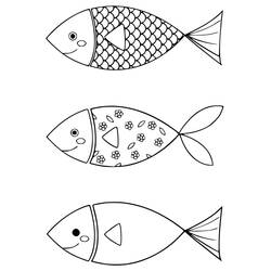 Dessin à colorier: Poisson d’Avril (Fêtes et Célébrations) #211248 - Coloriages à Imprimer Gratuits