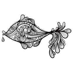 Dessins à colorier: Poisson d’Avril - Coloriages à Imprimer Gratuits