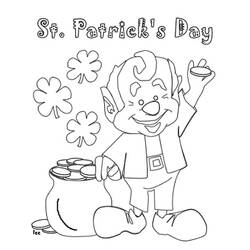 Coloriage Saint Patrick (Fêtes et Célébrations) #192883 à imprimer et colorier
