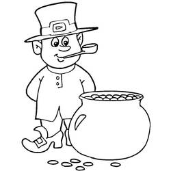 Coloriage Saint Patrick (Fêtes et Célébrations) #192918 à imprimer et colorier