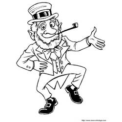 Dessin à colorier: Saint Patrick (Fêtes et Célébrations) #57847 - Coloriages à Imprimer Gratuits
