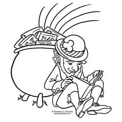 Dessin à colorier: Saint Patrick (Fêtes et Célébrations) #57934 - Coloriages à Imprimer Gratuits