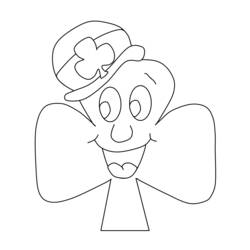 Dessin à colorier: Saint Patrick (Fêtes et Célébrations) #57944 - Coloriages à Imprimer Gratuits