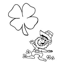 Dessin à colorier: Saint Patrick (Fêtes et Célébrations) #57966 - Coloriages à Imprimer Gratuits