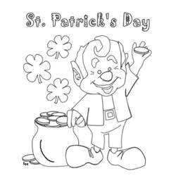Dessin à colorier: Saint Patrick (Fêtes et Célébrations) #57974 - Coloriages à Imprimer Gratuits