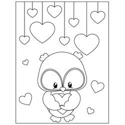 Coloriage Saint Valentin (Fêtes et Célébrations) #177841 à imprimer et colorier