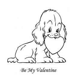 Coloriage Saint Valentin (Fêtes et Célébrations) #177855 à imprimer et colorier