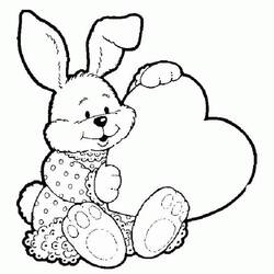 Coloriage Saint Valentin (Fêtes et Célébrations) #53956 à imprimer et colorier