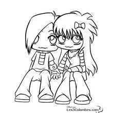 Coloriage Saint Valentin (Fêtes et Célébrations) #53966 à imprimer et colorier