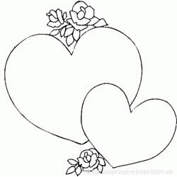 Dessin à colorier: Saint Valentin (Fêtes et Célébrations) #53977 - Coloriages à Imprimer Gratuits