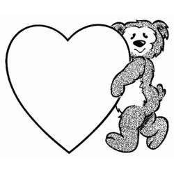 Dessin à colorier: Saint Valentin (Fêtes et Célébrations) #53996 - Coloriages à Imprimer Gratuits