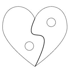 Dessin à colorier: Saint Valentin (Fêtes et Célébrations) #54002 - Coloriages à Imprimer Gratuits