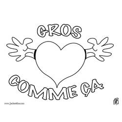 Coloriage Saint Valentin (Fêtes et Célébrations) #54015 à imprimer et colorier