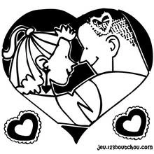 Coloriage Saint Valentin (Fêtes et Célébrations) #54111 à imprimer et colorier