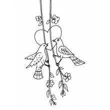 Coloriage Saint Valentin (Fêtes et Célébrations) #54144 à imprimer et colorier