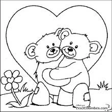 Dessin à colorier: Saint Valentin (Fêtes et Célébrations) #54169 - Coloriages à Imprimer Gratuits