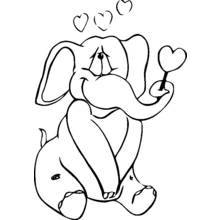 Coloriage Saint Valentin (Fêtes et Célébrations) #54283 à imprimer et colorier