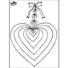 Coloriage Saint Valentin (Fêtes et Célébrations) #54288 à imprimer et colorier