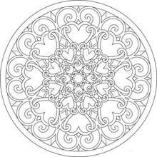Dessin à colorier: Saint Valentin (Fêtes et Célébrations) #54298 - Coloriages à Imprimer Gratuits