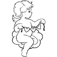 Coloriage Saint Valentin (Fêtes et Célébrations) #54301 à imprimer et colorier