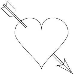 Dessin à colorier: Saint Valentin (Fêtes et Célébrations) #54328 - Coloriages à Imprimer Gratuits