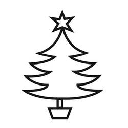 Dessin à colorier: Sapin de Noël (Fêtes et Célébrations) #167438 - Coloriages à Imprimer Gratuits
