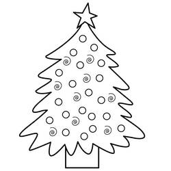 Dessin à colorier: Sapin de Noël (Fêtes et Célébrations) #167446 - Coloriages à Imprimer Gratuits