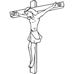 Dessin à colorier: Vendredi Saint (Fêtes et Célébrations) #210824 - Coloriages à Imprimer Gratuits