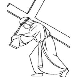 Dessin à colorier: Vendredi Saint (Fêtes et Célébrations) #61012 - Coloriages à Imprimer Gratuits