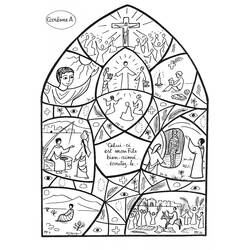 Dessin à colorier: Vendredi Saint (Fêtes et Célébrations) #61017 - Coloriages à Imprimer Gratuits