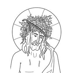 Dessin à colorier: Vendredi Saint (Fêtes et Célébrations) #61018 - Coloriages à Imprimer Gratuits