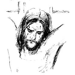 Dessin à colorier: Vendredi Saint (Fêtes et Célébrations) #61022 - Coloriages à Imprimer Gratuits