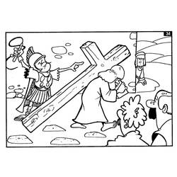 Dessin à colorier: Vendredi Saint (Fêtes et Célébrations) #61026 - Coloriages à Imprimer Gratuits
