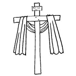 Dessin à colorier: Vendredi Saint (Fêtes et Célébrations) #61028 - Coloriages à Imprimer Gratuits