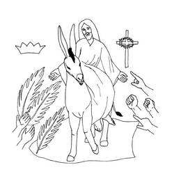 Dessin à colorier: Vendredi Saint (Fêtes et Célébrations) #61031 - Coloriages à Imprimer Gratuits