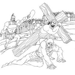 Dessin à colorier: Vendredi Saint (Fêtes et Célébrations) #61032 - Coloriages à Imprimer Gratuits