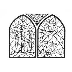 Dessin à colorier: Vendredi Saint (Fêtes et Célébrations) #61034 - Coloriages à Imprimer Gratuits