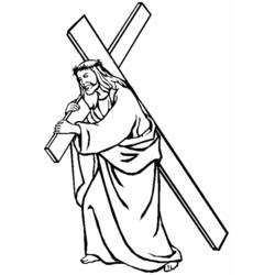 Dessin à colorier: Vendredi Saint (Fêtes et Célébrations) #61043 - Coloriages à Imprimer Gratuits