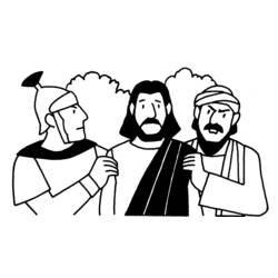 Dessin à colorier: Vendredi Saint (Fêtes et Célébrations) #61052 - Coloriages à Imprimer Gratuits