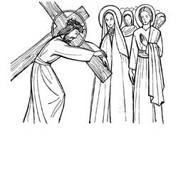 Dessin à colorier: Vendredi Saint (Fêtes et Célébrations) #61090 - Coloriages à Imprimer Gratuits