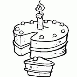 Dessin à colorier: Anniversaire (Fêtes et Occasions spéciales) #57286 - Coloriages à Imprimer Gratuits