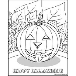 Dessin à colorier: Halloween (Fêtes et Occasions spéciales) #55233 - Coloriages à Imprimer Gratuits