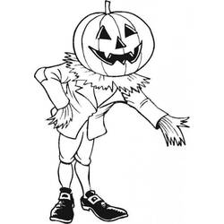 Dessin à colorier: Halloween (Fêtes et Occasions spéciales) #55240 - Coloriages à Imprimer Gratuits