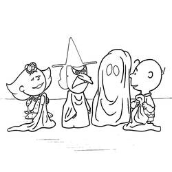 Dessin à colorier: Halloween (Fêtes et Occasions spéciales) #55270 - Coloriages à Imprimer Gratuits