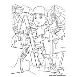 Dessin à colorier: Halloween (Fêtes et Occasions spéciales) #55286 - Coloriages à Imprimer Gratuits