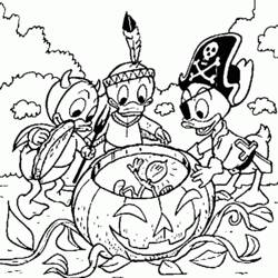 Dessin à colorier: Halloween (Fêtes et Occasions spéciales) #55290 - Coloriages à imprimer