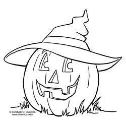 Dessin à colorier: Halloween (Fêtes et Occasions spéciales) #55291 - Coloriages à imprimer